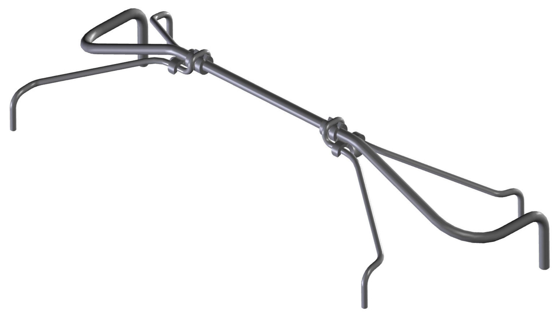 product rendering of an active caliper release system (ACR) for synact axial on a white background